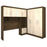 Guarda Roupa Modulado Casal Barcelona 8 Portas e 4 Gavetas - Mopar - Ipé/Avelã - 1