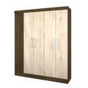 Ver imagem 2 de Guarda Roupa Modulado Casal Barcelona 8 Portas e 4 Gavetas - Mopar - Ipé/Avelã