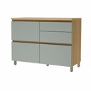 Ver imagem 2 de Balcão de Cozinha Modular 120cm 1 Porta Basculante 4 Gavetas 100% MDF Rainha - Nesher