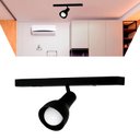 Ver imagem 1 de Luminária Trilho Eletrificado 1 Spot Lâmpada E27 Direcionável Cor:preto