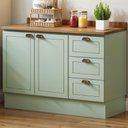 Ver imagem 1 de Rodapé para Cozinha Conecta Frizz 120cm Verde Mint Conecta Car