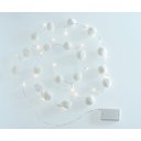 Ver imagem 3 de Guirlanda de Pompons Branca Colorida 20 Pompons 2.8m
