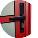Ver imagem 3 de Porta Alumínio Vidrão e.Vermelho 90 V.Boreal Brimak