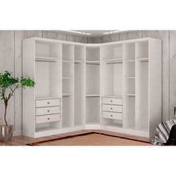 Closet Modulado Safira 001 Clic Moveis - 1