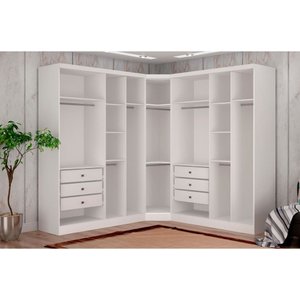 Closet Modulado Safira 001 Clic Moveis