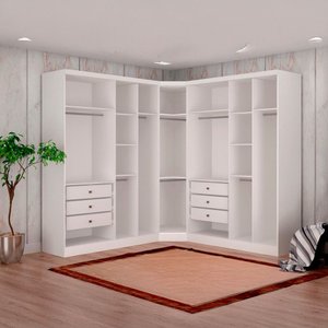 Closet Modulado Safira 001 Clic Moveis