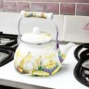 Ver imagem 1 de Chaleira Esmaltada Vintage 2,5l À Indução Charm Italy