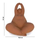 Ver imagem 2 de Enfeite Decorativo Yoga Terra em Cerâmica para Sala 16,8 Cm F04 - D'Rossi