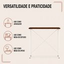 Ver imagem 6 de Mesa Escrivaninha para Estudo Office 0,76 cm Miami