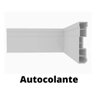 Rodapé De Pvc Branco 7cm Kit Com 10 Metros - Autocolante - 2
