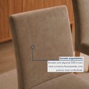 Ver imagem 6 de Conjunto Sala de Jantar 6 Lugares Retangular Tampo Vidro MDF 180x90cm Mesa Diana e Cadeiras Espanha