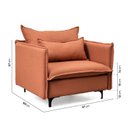 Ver imagem 4 de Poltrona com Pé Metal Sôma CabeCasa MadeiraOriginals