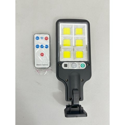 Luminária Solar Sensor e Controle Remoto Mini Street