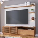 Ver imagem 1 de Estante Painel para TV 70 pol com LED Itapema C04 Freijó Off White Matte - Lyam Decor