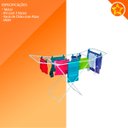 Ver imagem 3 de Kit com 2 Varais de Chão Reforçado com Abas Dobráveis Mor