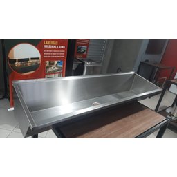 Lavatório Coletivo Inox 1,50m - Construinox - 2