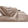 Sofá Retrátil e Reclinável 3,55m Molas Ensacadas Cama inBox Big Space com Bordado 3D Velusoft - 4