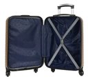 Ver imagem 4 de Conjunto com 4 Malas para Viagem Polo King Luxcell - Cor Champanhe - Material em Abs