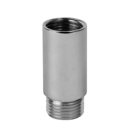Extensão 3/4 X55mm Media Cromado 114 Talita Prolongador Medio com Rosca 3/4x55mm Cromado 114 Talita