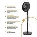 Ver imagem 5 de Ventilador de Coluna Britânia 8 Pás de 40cm 170W BVC42A 110V