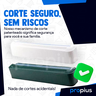 Dispenser de Papel Filme Plástico Pvc Alumínio Cortador Toalha Triplo Dispensador Tampa Embalagem Ma - 6
