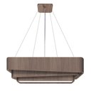 Ver imagem 1 de Pendente Trinity Retangular 85cm - 1 Luz Adrilustres Imbuia