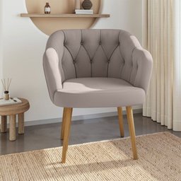 Poltrona Decorativa Bella em Veludo Just Time - 2