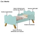Ver imagem 4 de Mini Cama Angel Mdf 156x80 Cm Menta Decmade