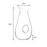 Decanter de Vidro para Vinho Jarra 1,45l 30cm Pasabahçe - 3