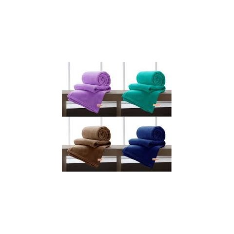 Manta Casal Microfibra Home Design Corttex Home 63014000 Verde Escuro