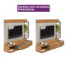 Estante Home para Tv 70 Polegadas Maceió Linea Brasil Nature/off White - 5