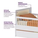 Ver imagem 5 de Guarda-Roupa Modulado e Bicama Solteiro Reversível Infantil Wave Casatema MadeiraOriginals Branco/Marrom