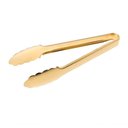 Ver imagem 1 de Jogo com 2 Pegadores de Salada Inox Gold 24,5 Cm Mimo Style