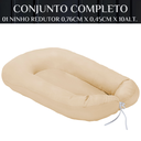 Ver imagem 4 de Ninho Redutor Aconchego Bebê Recém-nascido Conforto:caqui