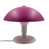 Kit 4 Abajur Luminária Cogumelo Polyutil Mesa Quarto Infantil Decoração C/ Cúpula Termoplástico Rosa - 2