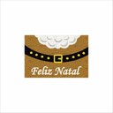 Ver imagem 2 de TAPETE FELIZ NATAL CINTO PAPAI NOEL MEDIDA PORTA