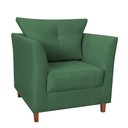 Ver imagem 1 de Poltrona Decorativa Isis Verde - Visalar Móveis