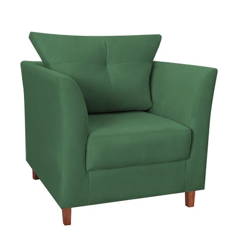 Poltrona Decorativa Isis Verde - Visalar Móveis
