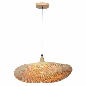 Pendente Bioma 295 1xe27 Fibra de Bambu G-light