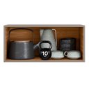 Ver mais imagens de Armário Aéreo MDF 1 Porta Basculante 80cm Proença Bege/Nogueira/Nude Prime