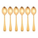 Ver imagem 1 de Jogo 6 Colheres Dourada de Mesa Sopa Jantar Victoria Gold Inox Fratelli