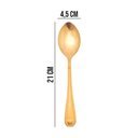 Ver imagem 2 de Jogo 6 Colheres Dourada de Mesa Sopa Jantar Victoria Gold Inox Fratelli
