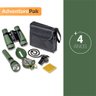Kit Adventure Pack: Binóculo, Bússola, Lanterna, Apito e Lupa Big Eye Zoom 2x Carson - 2