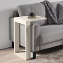 Ver imagem 3 de Mesa Namur Móvel Suporte Lateral Off White Para Computador