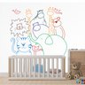 Adesivo de Parede Infantil Safari Baby em Linhas - 1