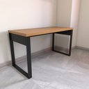Ver imagem 5 de Mesa Escrivaninha Home Office 100% Mdf Freijó/preto - Panorama Móveis