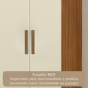 Ver mais imagens de Guarda Roupa Casal MDP 6 Portas 2 Gavetas Slim