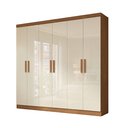 Ver imagem 2 de Guarda Roupa Casal MDP 6 Portas 2 Gavetas Slim
