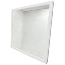 Ver imagem 2 de Módulo Espelho Decorativo - Kit 03 de 50x50cm TaColado Moldura Branca