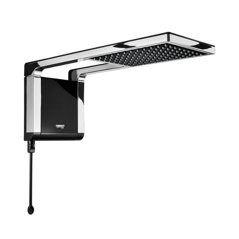 Chuveiro Eletrônico Acqua Storm Ultra 7800w 220v Preto Cromado Lorenzetti